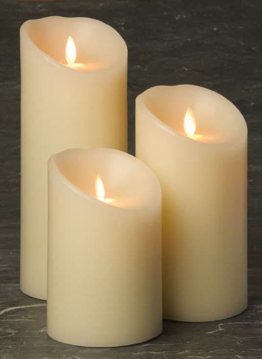 Bougies LED Cylindriques — vue 2