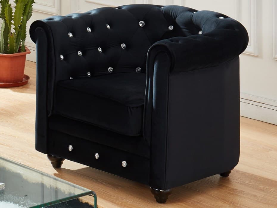 Chesterfield Diam Velours — vue 3